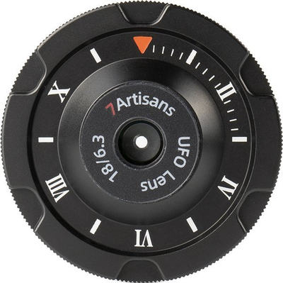 Leќa 7artisans Photoelectric 18mm F/6.3 UFO, Canon EF-M, широк агол, црна