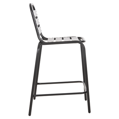 Stol bari Laura mesatare 58,5×58×104 Hcm (HM6065.03), zezë