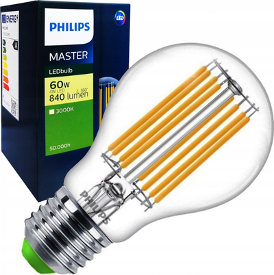 Llampë LED Philips MASTER A60, 4W, E27 4000K, 840lm