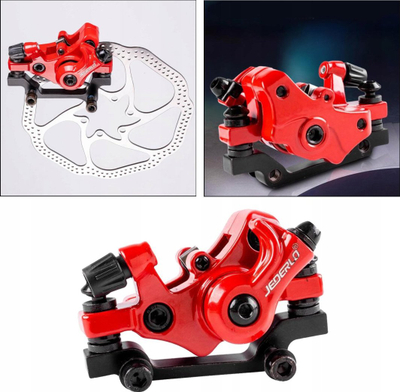Kaliper frenash biçiklete JEDERLO F 160 R 140, mekanik, disk, i zi