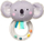 Lodër zile për bebe Taf Toys Kimmy Koala, me rruaza shumëngjyrëshe, gri
