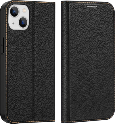 Këllëf telefoni Dux Ducis Skin X2 për iPhone 14 Plus, tip libër, me mbyllje magnetike, i zi