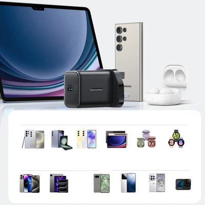 Karikues rrjeti Joyroom JR-TCF23, 25W, USB-C me kabllo 1m, i zi