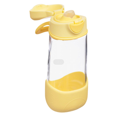 Shishe sportive b.box Tritan, 450ml, me pipë silikoni, gri