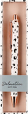 Stilolaps automatik metalik STARPAK Dalmatian B&amp;W 502015, majë topth, bardh e zi