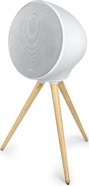 Altoparlant Bluetooth Muse ML-655 BT, me këmbë druri, portativ, i bardhë