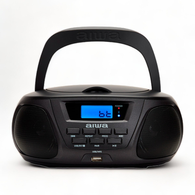 Radio Boombox Portativ me Bluetooth, CD dhe MP3 AIWA BBTU-300BKMKII