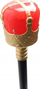 Skeptër mbretënor ARPEX King, plastik, 45cm, i artë