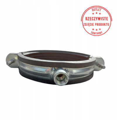 Kllapë montimi NICZUK DUO UPGD 120BK, diametër 116-124 mm, me shtresë EPDM, e zezë