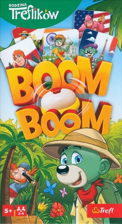 Loja me letra Trefl Boom Boom Family Treflik, për kalamaj 5+, shumëngjyrëshe