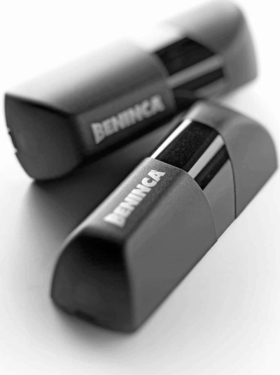 Set fotocelulash Pupilla Beninca, montim sipërfaqësor, për porta me automat, i zi
