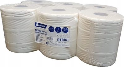 Letra kuzhine Merida RTB101, 2 shtresa, 6 rrotulla, të bardha