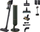 Fshesë me korent në këmbë Samsung Bespoke Jet Plus VS20B95943N, pa kabëll, me stacion All in One, gri