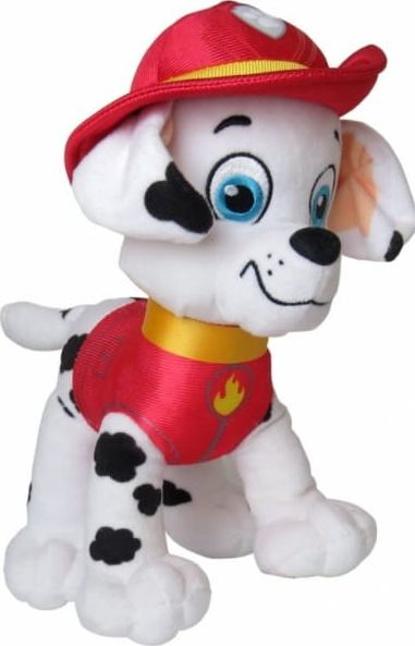 Lodër plushe Paw Patrol Marshall Classic, 27cm, për foshnje 0m+, e kuqe