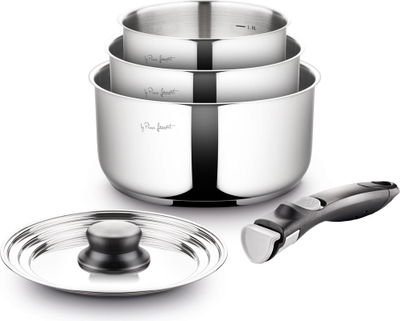 Set tenxheresh Lamart LT 1009, 5 pjesë, çelik inox