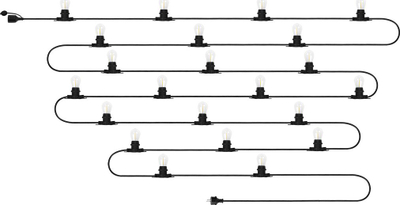 Garlandë dekorative Garland Filament Neo, 20m, 22 llamba, dritë e ngrohtë