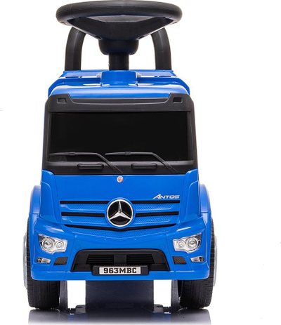 Makina lodër Milly Mally Mercedes-Benz Antos, ride-on, me zë dhe drita, blu