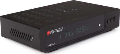 Tuner satelitor Opticum Sat AX 300 VFD, DVB-S/S2 FTA, USB, i zi