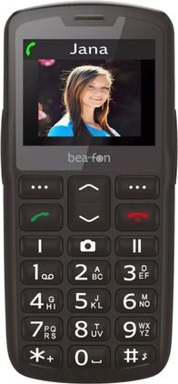 Telefoni Bea-fon SL260 LTE, 2.2", 4G, zi argjendtë