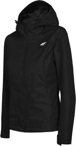 Xhaketë sportive për goca 4F Spring, NEO DRY, me kapuç, e zezë