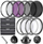 Set aksesorësh filtrash Neewer 10087417, 58mm, për kamera, i zi