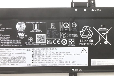 Bateri për laptop Lenovo 5B10W51721, 86Wh, Li-ion, e zezë