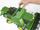 Lodër kombajë vjelëse Bruder John Deere T670i, e gjelbër