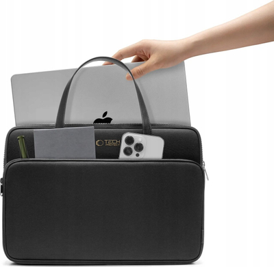Чанта за лаптоп Tech-Protect Carrying Bag, 15-16\", црна