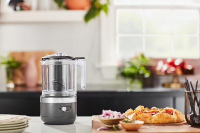 Сечко без кабел KitchenAid 5KFCB519EDG, 1.18L, батерија 12V, темно сива