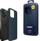 Kapak telefoni 3mk Hardy MagFabric për iPhone 15 Pro, me MagSafe, stof, blu