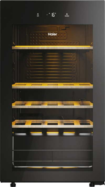 Frigorifer vere Haier Wine Bank 50 HWS34GGH1, 34 shishe, kontroll elektronik, i zi