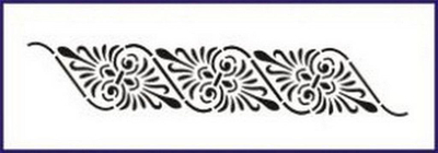 Shabllon i larshëm Galeria Hobby Washable, 6x28cm, 0.5mm, transparent