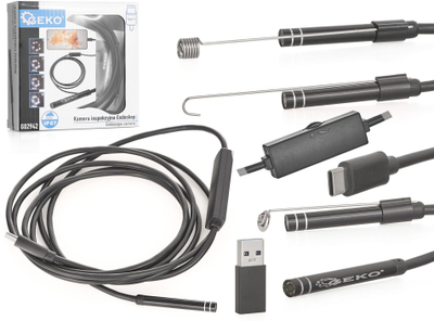 Kamera за инспекција ендоскопска GEKO G02942, 5.5 mm, USB OTG, црна