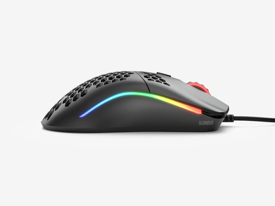 Maus gaming Glorious Model O, RGB, me kabllo, ngjyrë e zezë