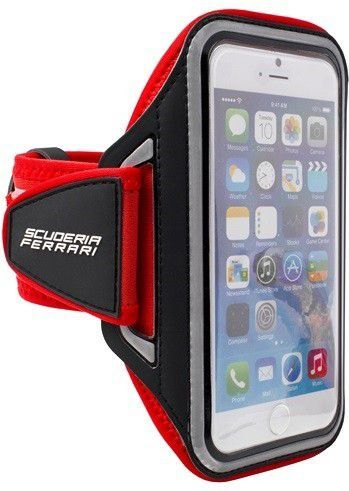 Armband telefoni Ferrari Sport, neopren, 4-5.2", i kuq
