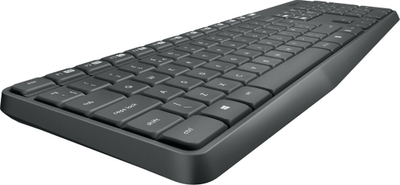 Set tastierë + maus Logitech MK235 (920-007931), i zi