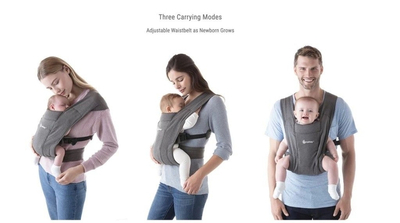 Mbajtëse bebe Ergobaby Embrace, ergonomike, për të porsalindur, e zezë