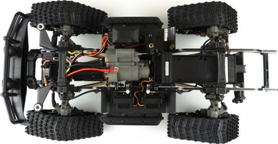 Makina me telekomandë Amewi AMXRock RCX10TP Pick up, 1:10, gati për xhiro, gri