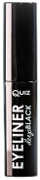 Eyeliner i lëngshëm Quiz Cosmetics, me furçë, 25ml, i zi