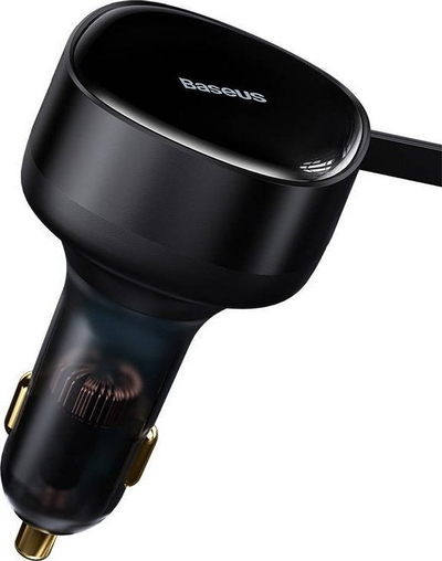 Karikues makine Baseus Enjoyment, 33W, 2x USB-C me kabllo, i zi