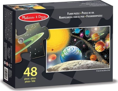 Puzzle Melissa & Doug Solar System, 48 elemente, shumëngjyrëshe