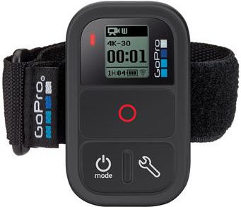 Telekomandë GoPro ARMTE-002 me valë, që s’e ha uji, ngjyrë e zezë