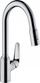 Rubinet kuzhine Hansgrohe M4216 H220 me tërheqje SBox, krom