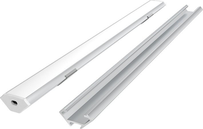Set profil LED i futur PRIME line, 2 m, anodizuar, kapak opal