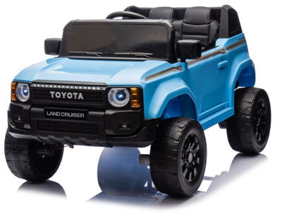 Makina elektrike për kalamaj Toyota Land Cruiser Prado, off-road, me drita LED, blu