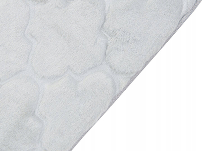 Tapet Beliani GHARO Faux Fur, 160x230 cm, gri e hapur