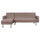 Divan këndor Holden HM3147.02, krevat, 265x151x78cm, beige
