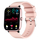 Smartwatch Giewont GW230-1, mat shëndetin, rrip silikoni rozë
