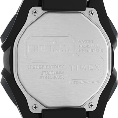 Orë për meshkuj Timex Digital Ironman Classic 30 Lap TW5M46100, e zezë