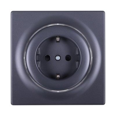 Prizë murale inteligjente Fibaro FGWSONF-011-8, Type F, 110-230V, e zezë